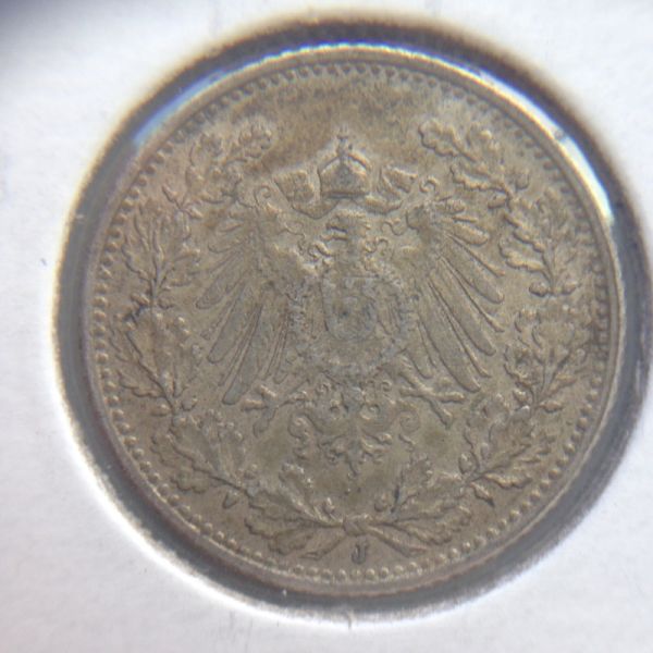 German-1906-J-1/2-Mark-Grading